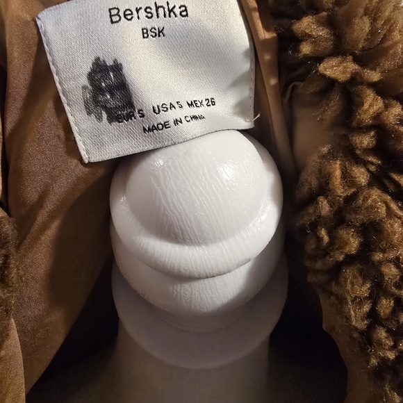 Bershka Tan Sherpa Jacket - Picture 5 of 5